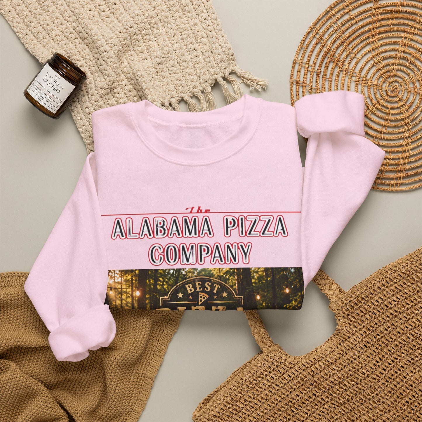Alabama Pizza Company Sweatshirt — "Best Pizza in Alabama" Crewneck