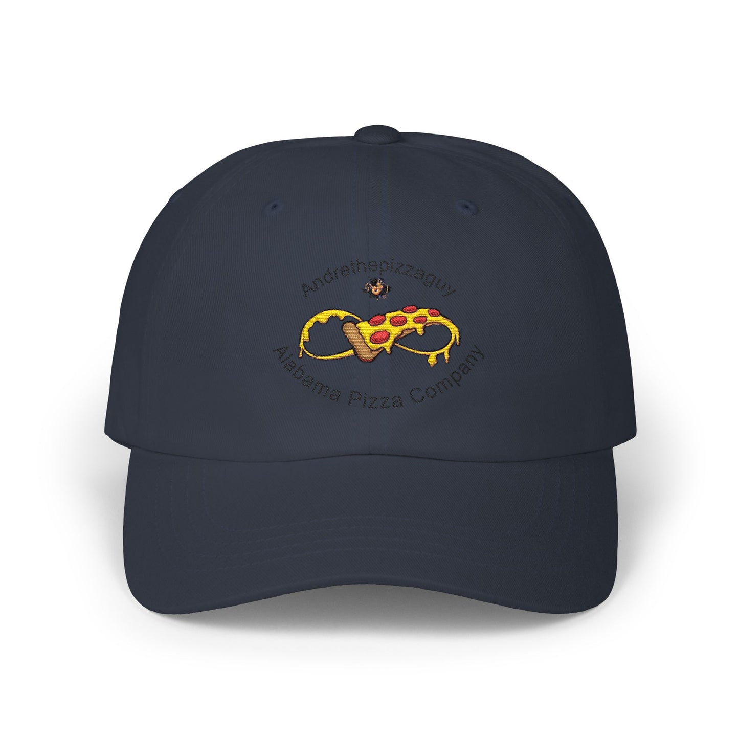 Pizza Logo Dad Cap – “Andreythepizzaguy” Alabama Pizza Company Embroidered Hat