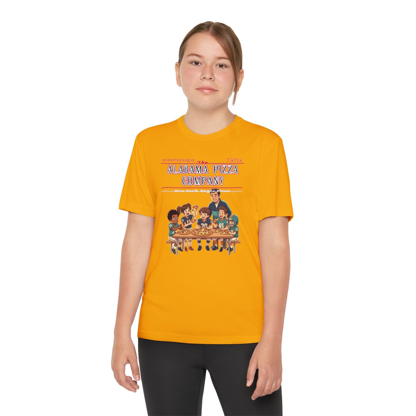 Alabama Pizza Company Kids Tee – Retro Pizza Night Graphic Youth T-Shirt