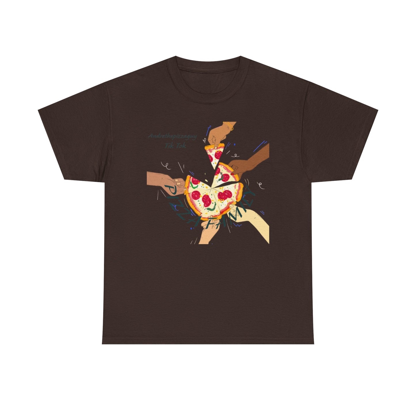 Pizza Family T-Shirt — Together Share Slice Graphic Tee