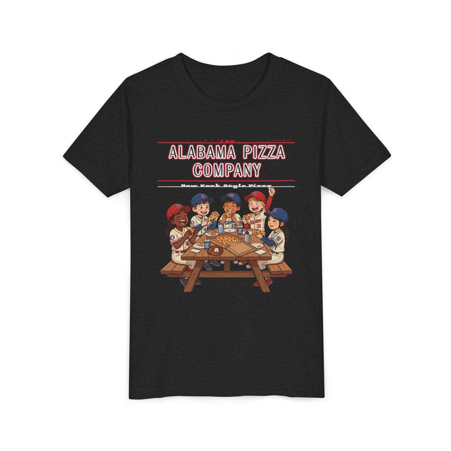 Youth Tee — Alabama Pizza Company Kids Pizza Party Shirt