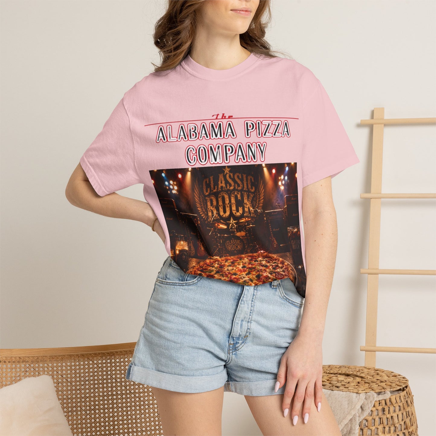 Pizza & Classic Rock T-Shirt — The Alabama Pizza Company Graphic Tee