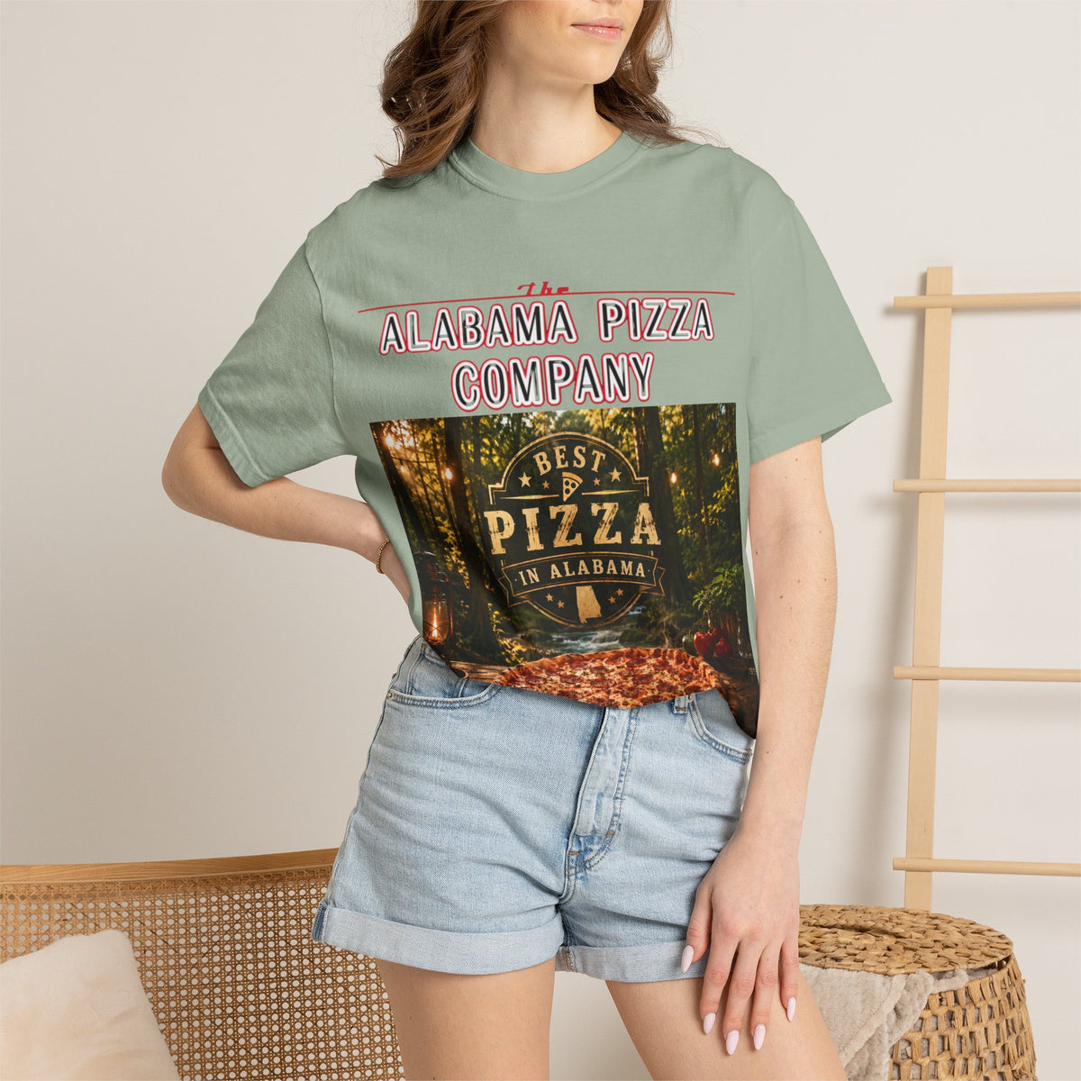 Alabama Pizza Company T‑Shirt – Best Pizza in Alabama Graphic Tee