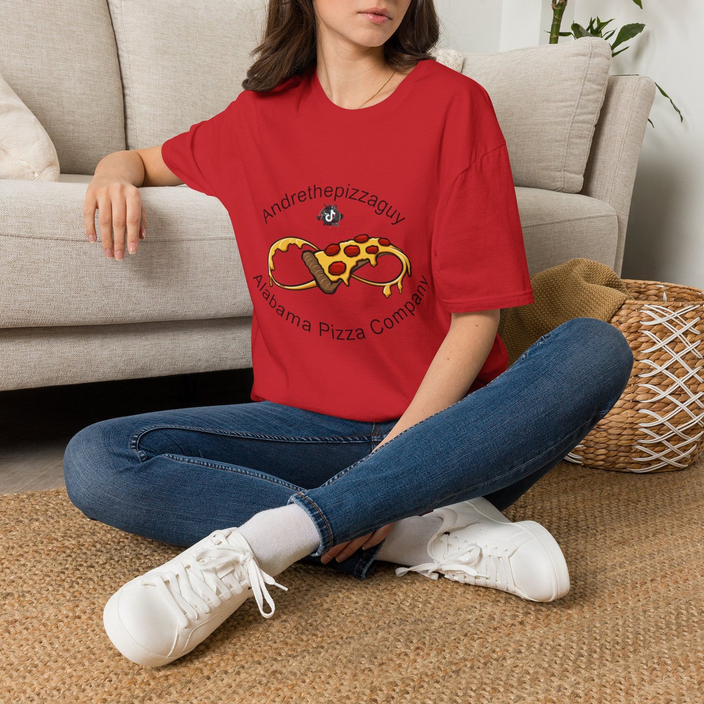 Pizza Logo T-Shirt — "Andrethepizzaguy" Alabama Pizza Company Tee