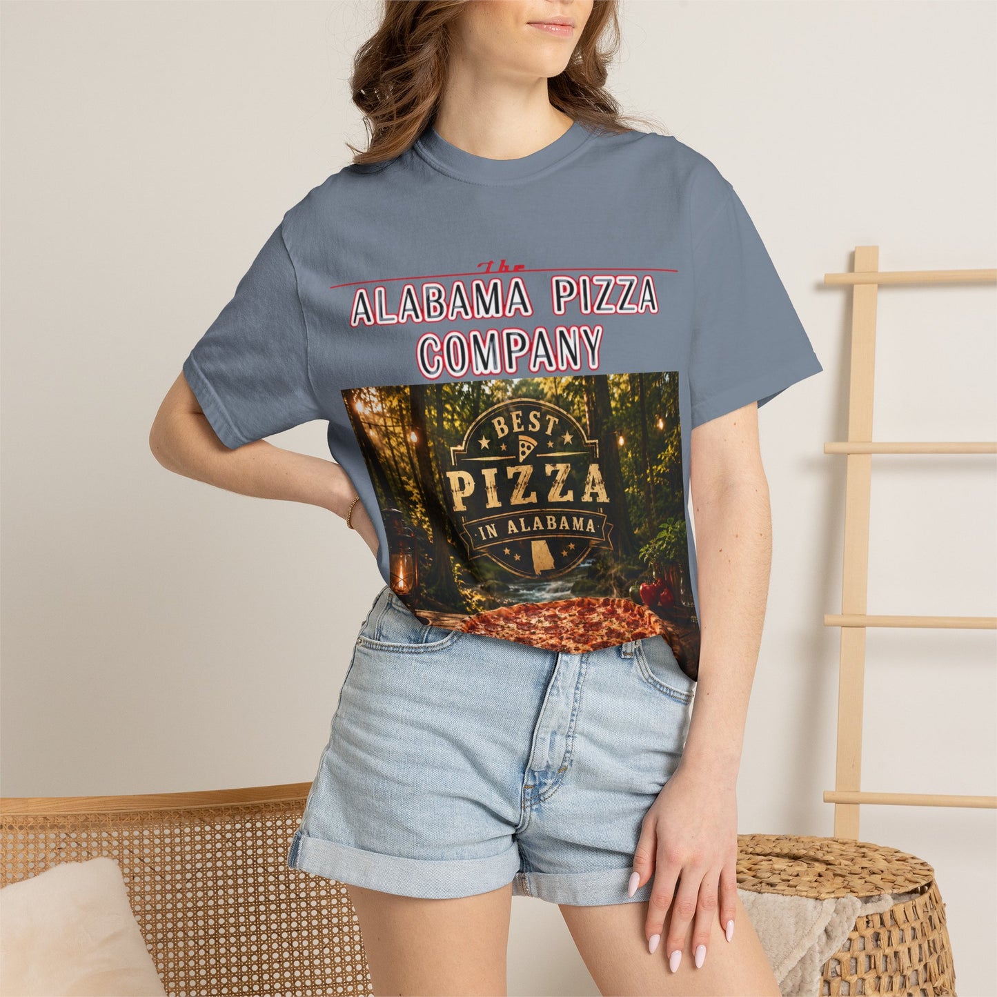 Alabama Pizza Company T‑Shirt – Best Pizza in Alabama Graphic Tee