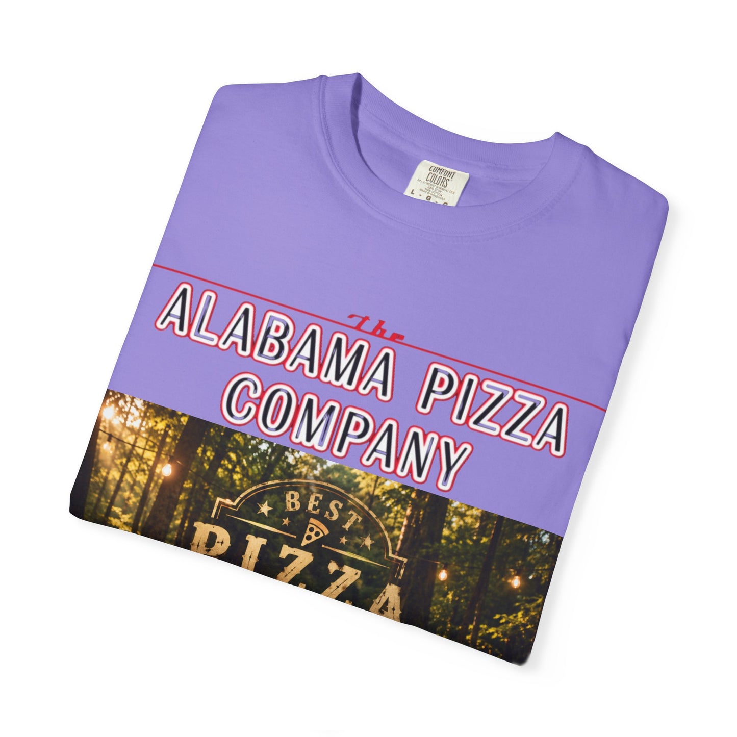 Alabama Pizza Company T-Shirt — Rustic Wood-Fired Pizza Graphic Tee