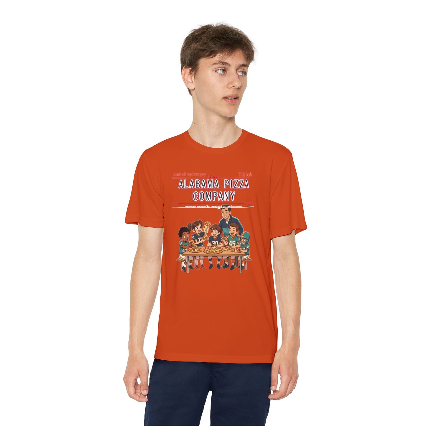 Alabama Pizza Company Kids Tee – Retro Pizza Night Graphic Youth T-Shirt