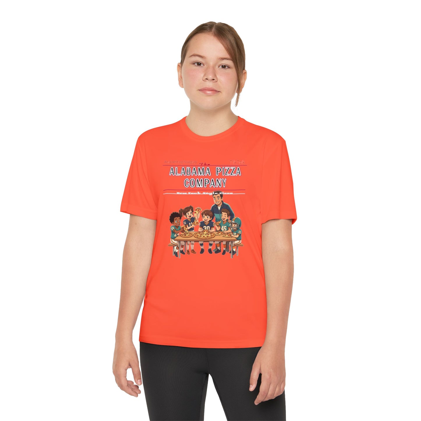 Alabama Pizza Company Kids Tee – Retro Pizza Night Graphic Youth T-Shirt