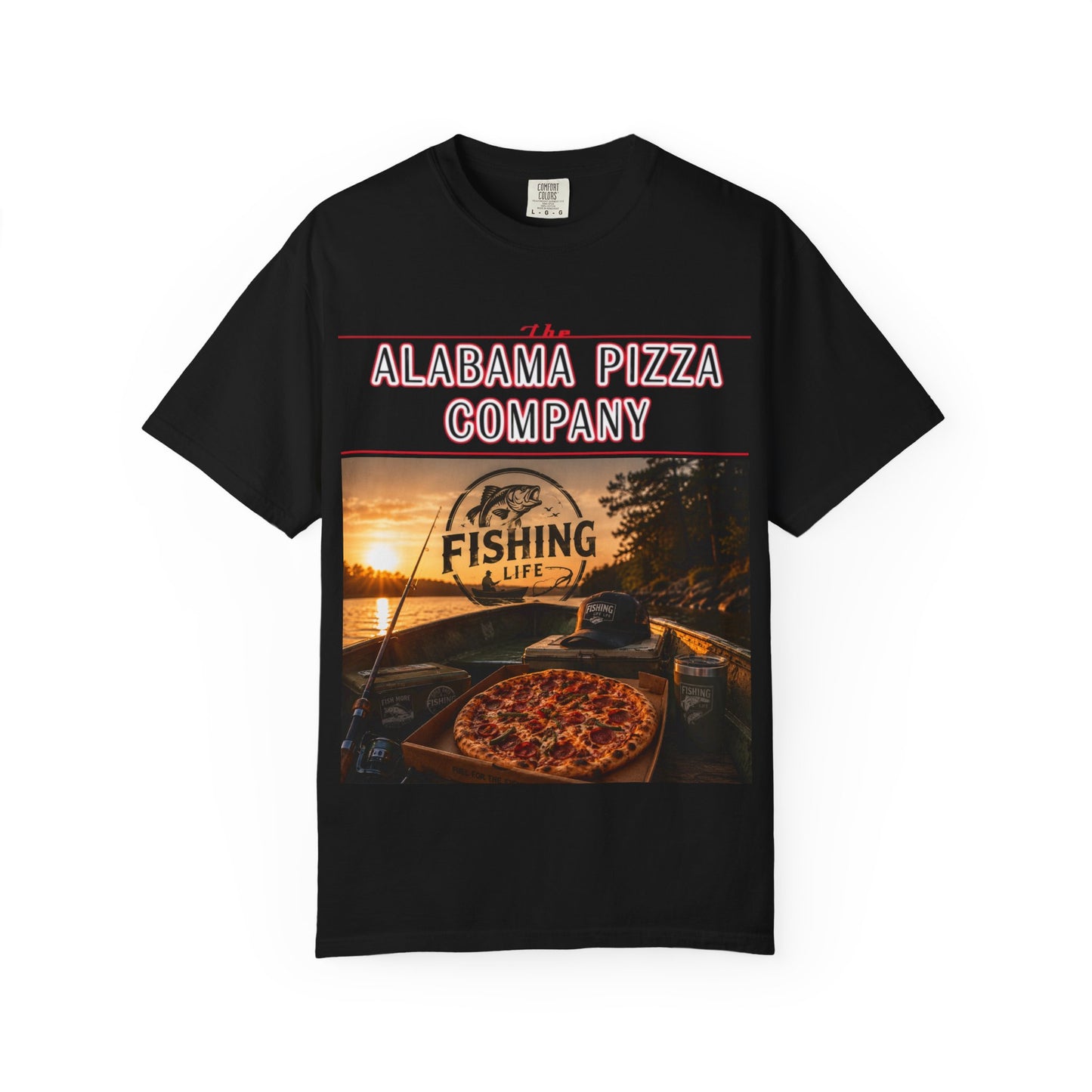 Alabama Pizza Co. Fishing Life T-Shirt