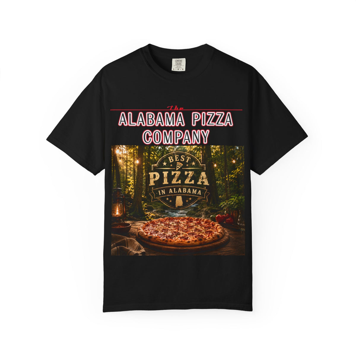Alabama Pizza Company T‑Shirt – Best Pizza in Alabama Graphic Tee