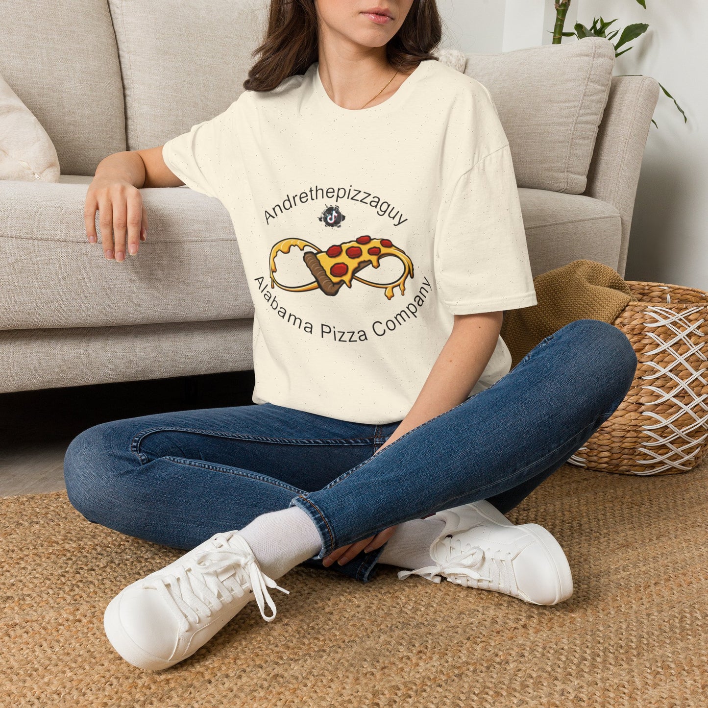 Pizza Logo T-Shirt — "Andrethepizzaguy" Alabama Pizza Company Tee
