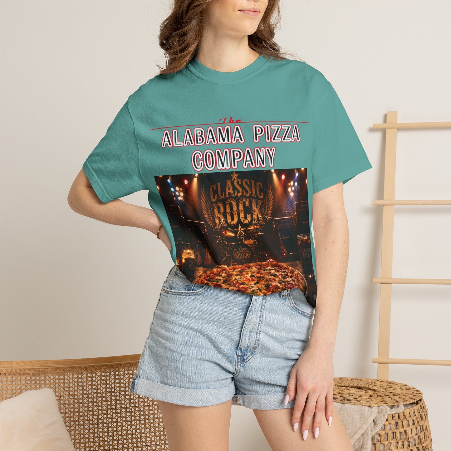 Pizza & Classic Rock T-Shirt — The Alabama Pizza Company Graphic Tee