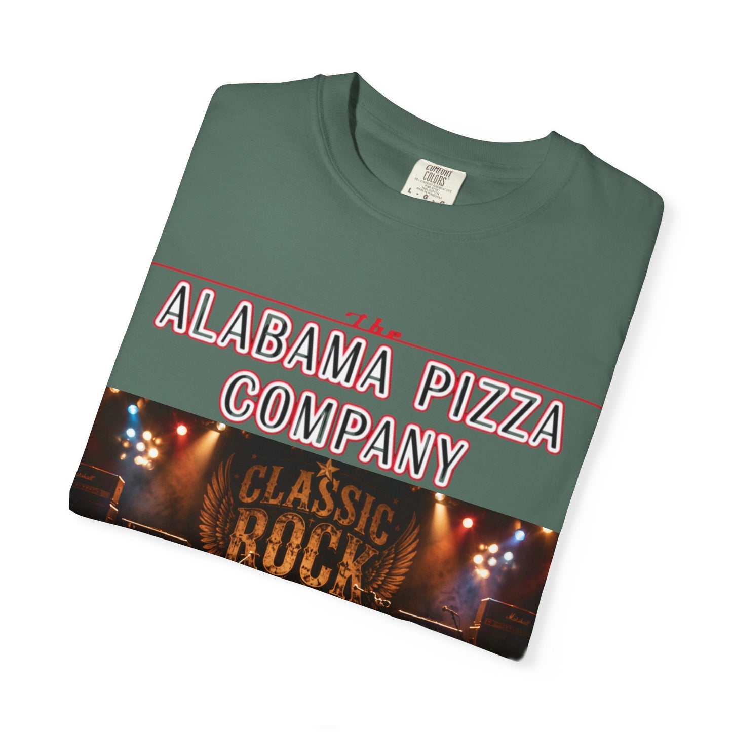Pizza & Classic Rock T-Shirt — The Alabama Pizza Company Graphic Tee