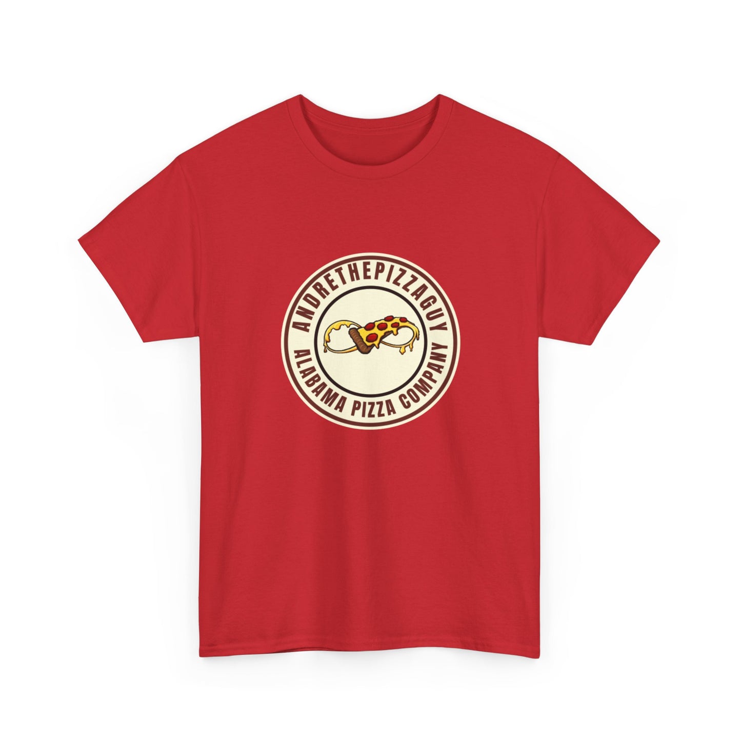 Pizza Company Logo Tee — Vintage Pepperoni Slice Graphic T-Shirt