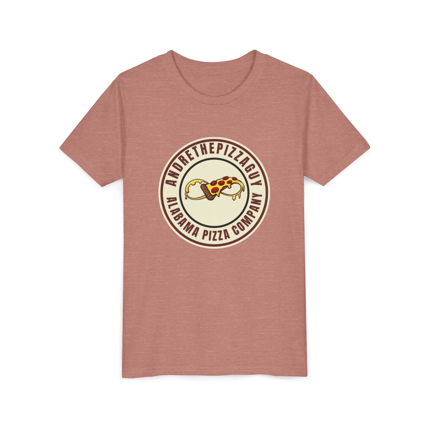 Youth T-Shirt — "AndreThePizzaGuy" Alabama Pizza Company Logo Tee