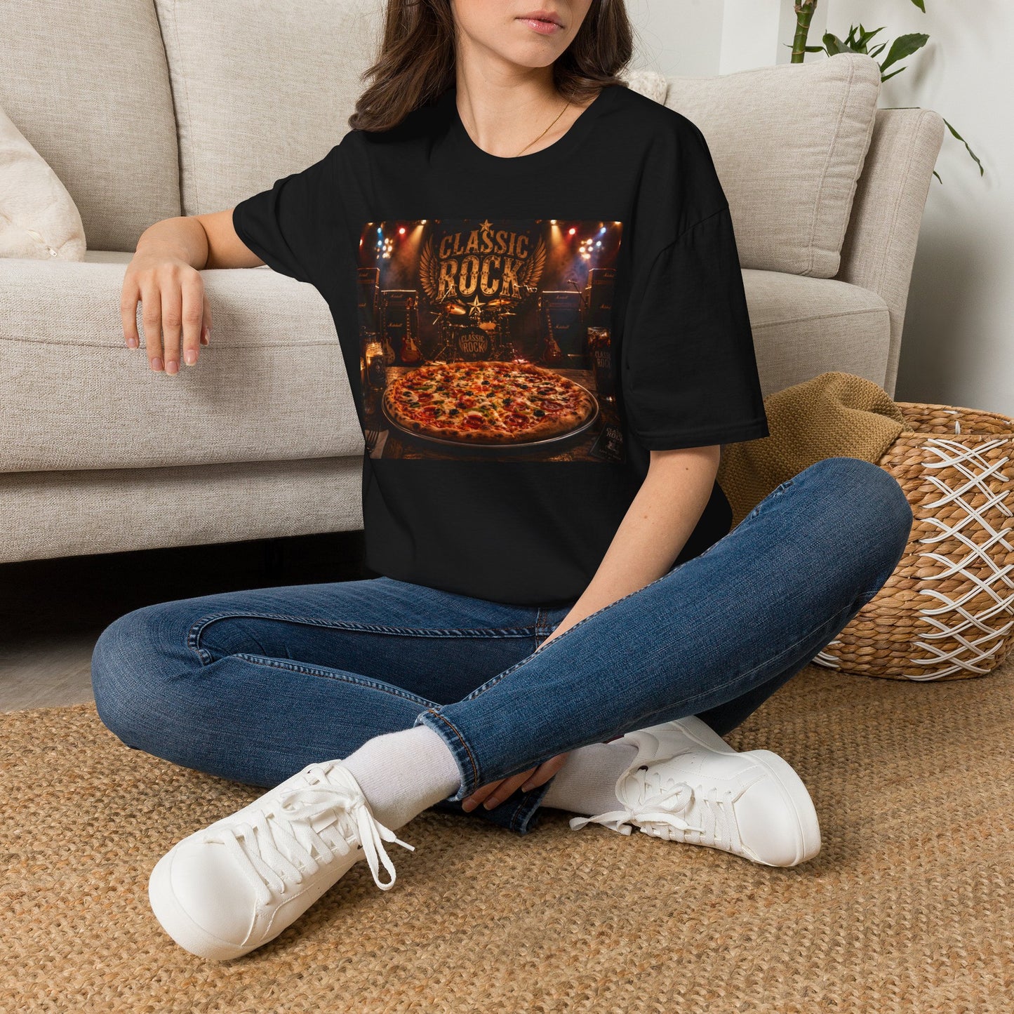 Classic Rock Pizza T-Shirt