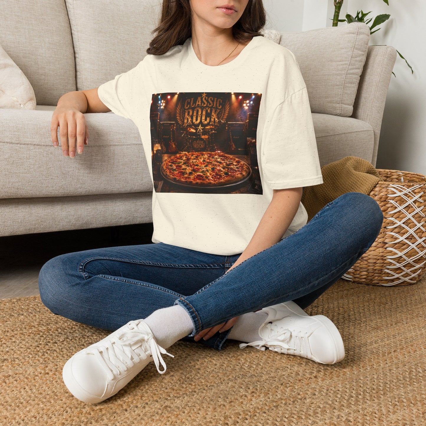 Classic Rock Pizza T-Shirt