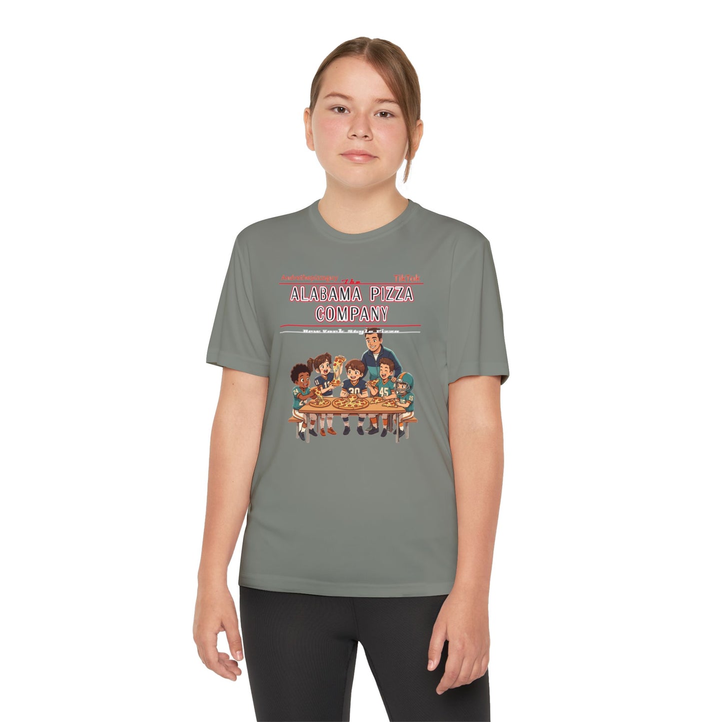Alabama Pizza Company Kids Tee – Retro Pizza Night Graphic Youth T-Shirt