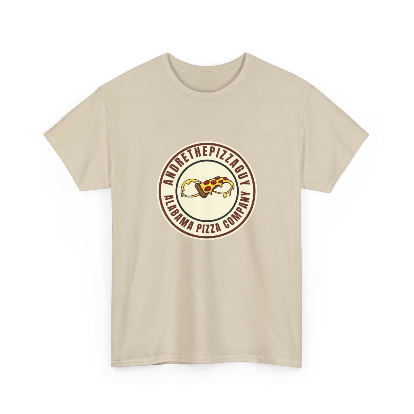 Pizza Company Logo Tee — Vintage Pepperoni Slice Graphic T-Shirt