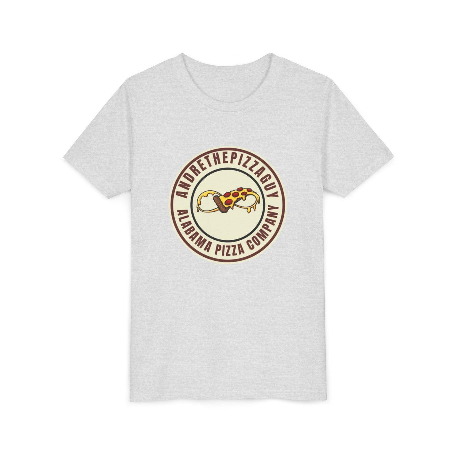 Youth T-Shirt — "AndreThePizzaGuy" Alabama Pizza Company Logo Tee