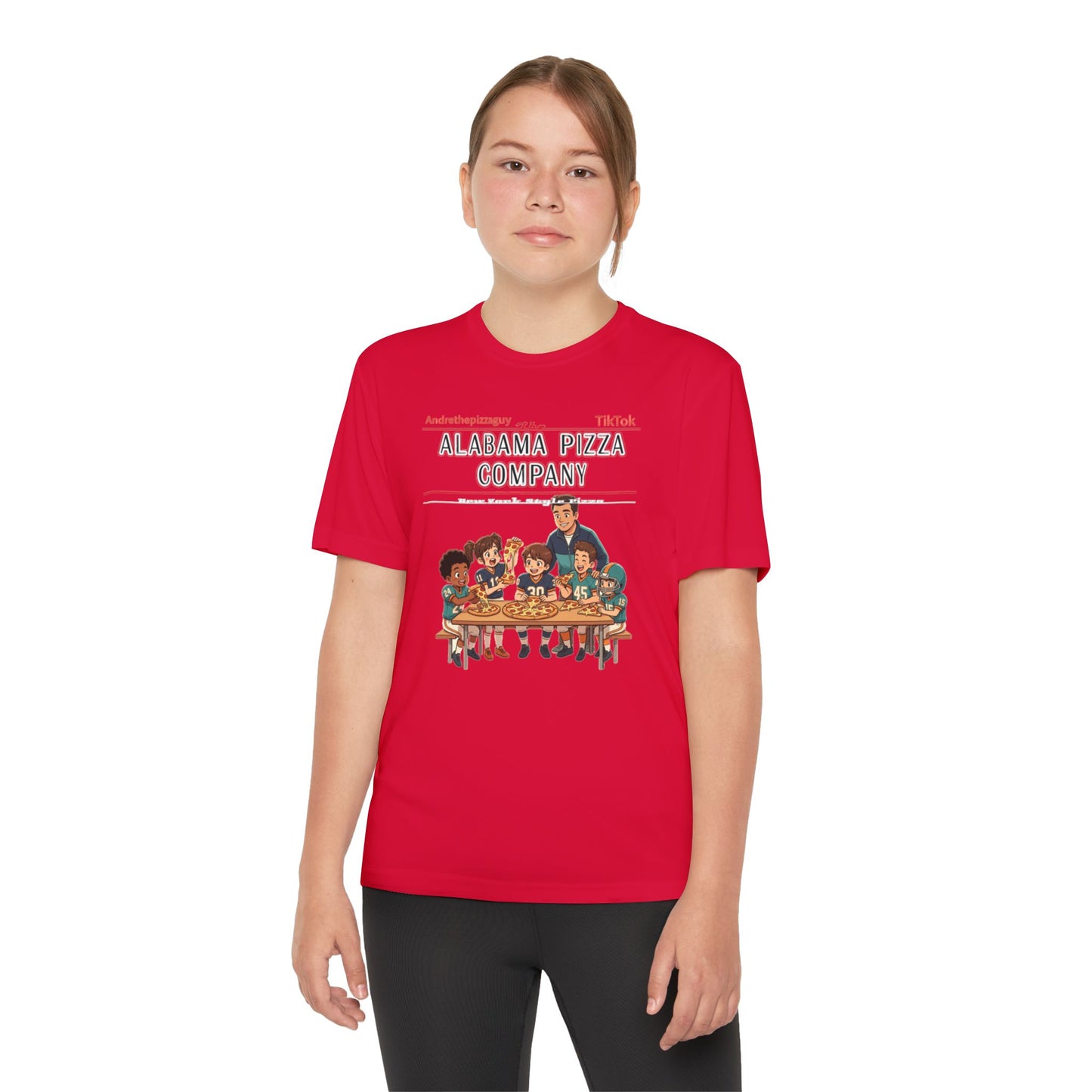 Alabama Pizza Company Kids Tee – Retro Pizza Night Graphic Youth T-Shirt
