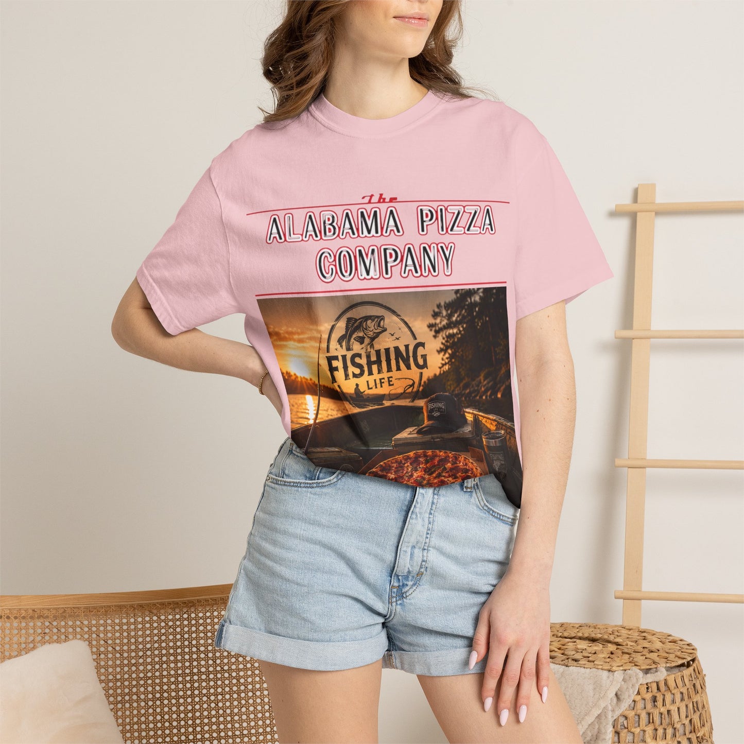 Alabama Pizza Co. Fishing Life T-Shirt