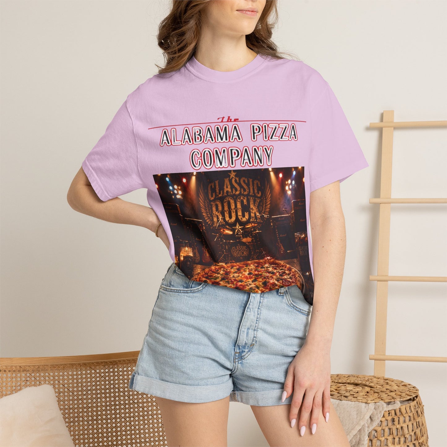 Pizza & Classic Rock T-Shirt — The Alabama Pizza Company Graphic Tee