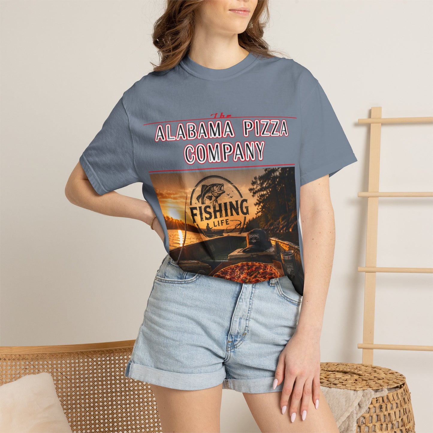 Alabama Pizza Co. Fishing Life T-Shirt