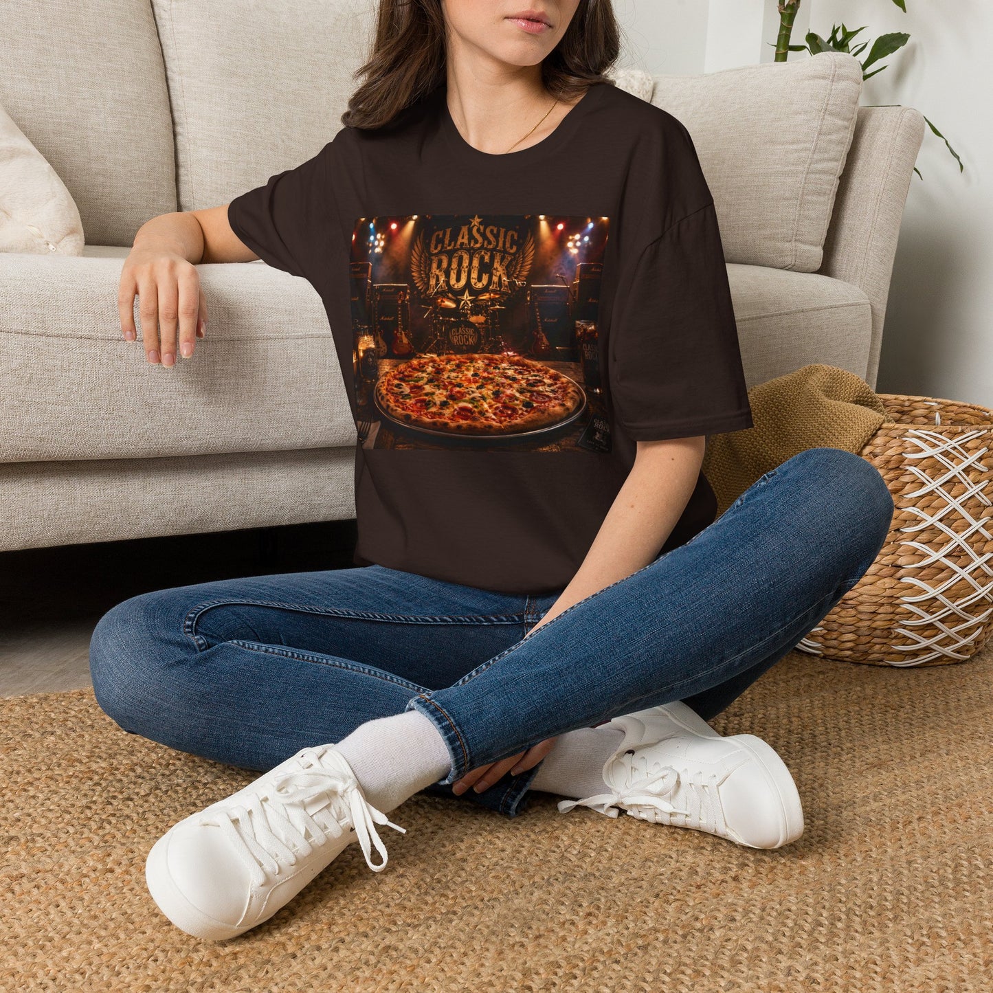 Classic Rock Pizza T-Shirt