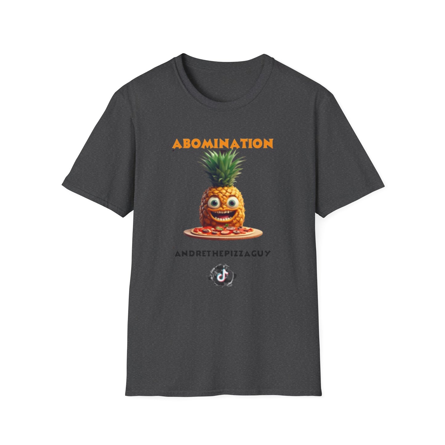 Abomination Pineapple Graphic T-Shirt — Funny Novelty Fruit Tee