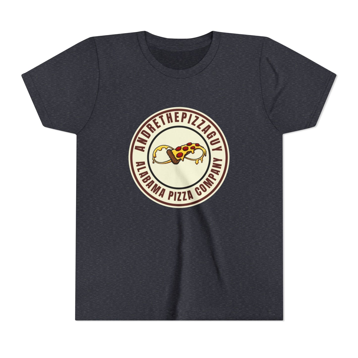 Youth T-Shirt — "AndreThePizzaGuy" Alabama Pizza Company Logo Tee