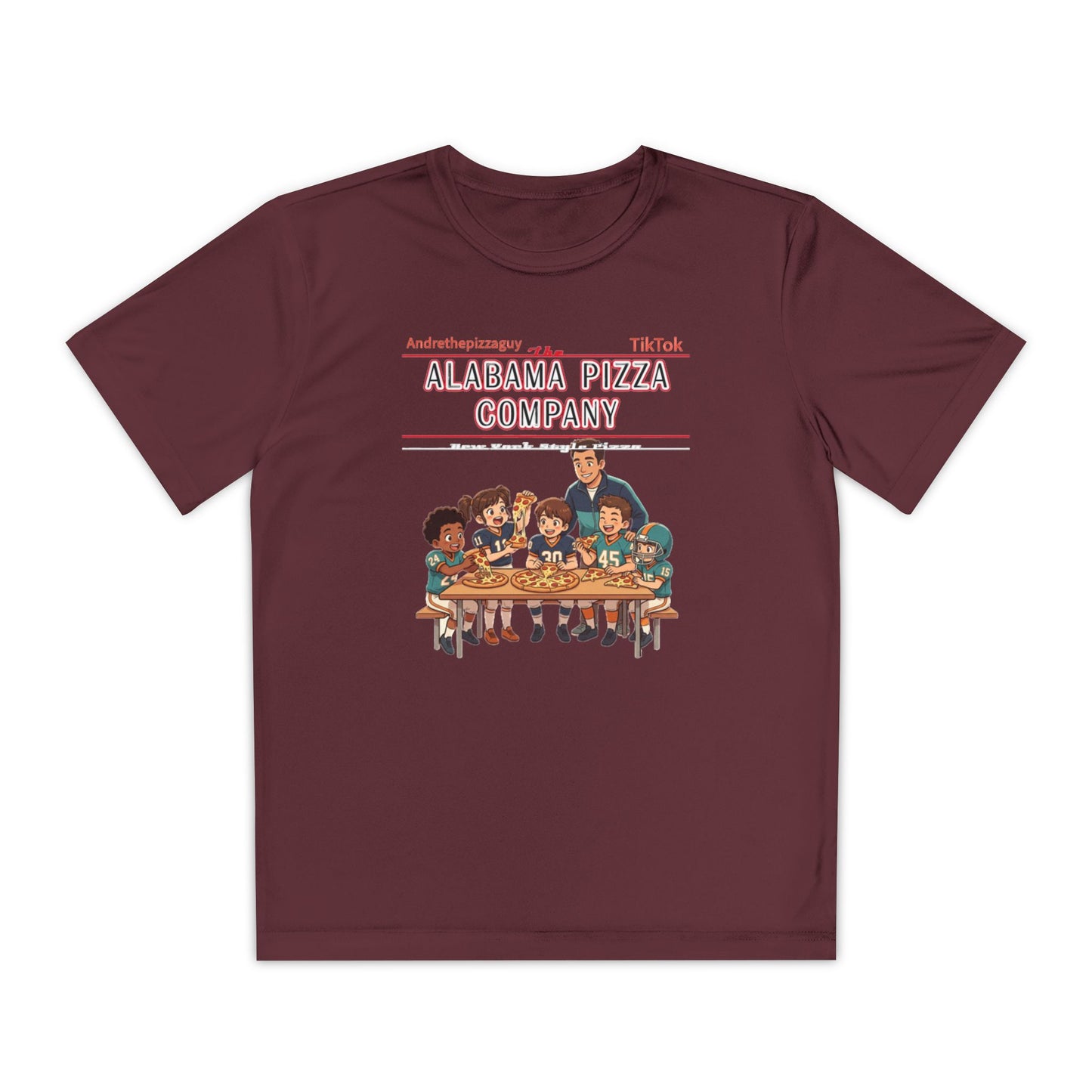 Alabama Pizza Company Kids Tee – Retro Pizza Night Graphic Youth T-Shirt