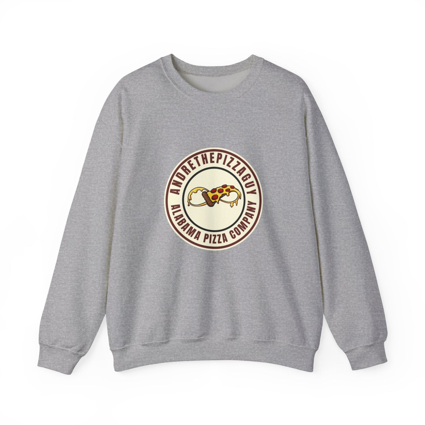 Pizza Logo Crewneck Sweatshirt – AndreyThePizzaGuy Alabama Pizza Company