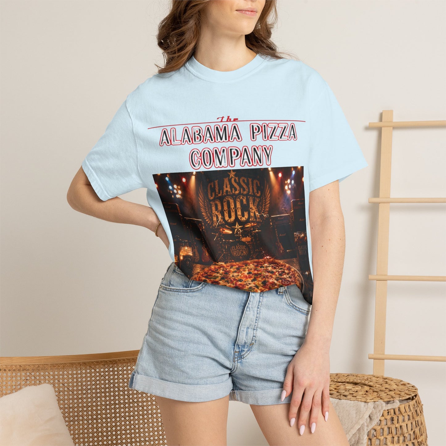 Pizza & Classic Rock T-Shirt — The Alabama Pizza Company Graphic Tee
