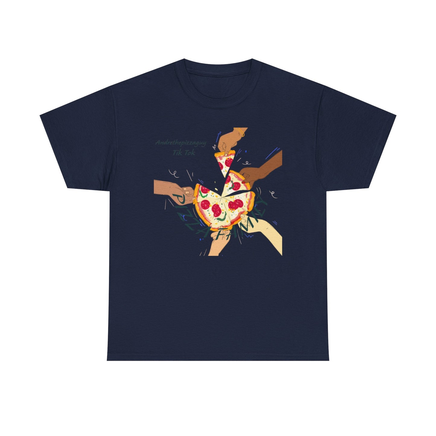 Pizza Family T-Shirt — Together Share Slice Graphic Tee