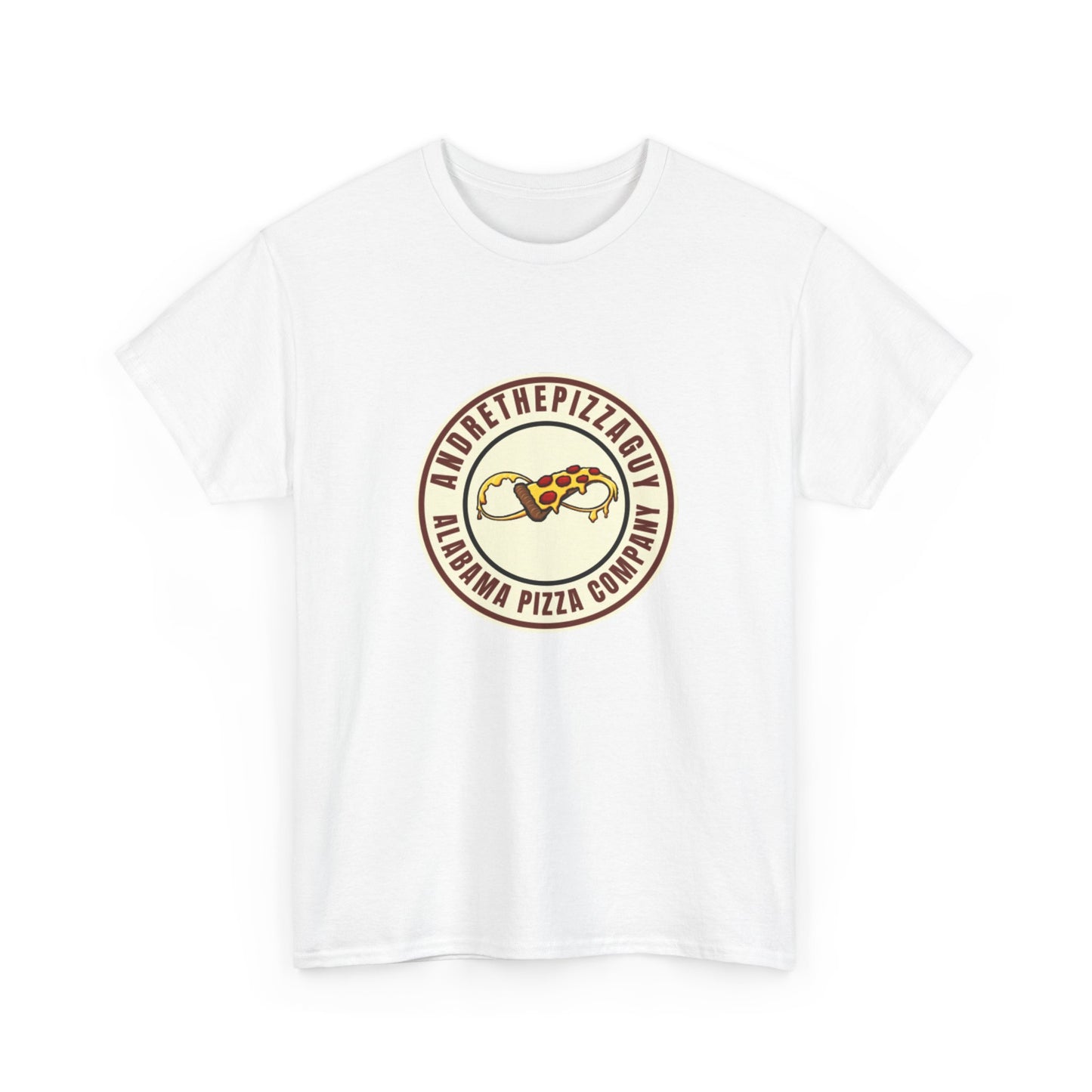 Pizza Company Logo Tee — Vintage Pepperoni Slice Graphic T-Shirt