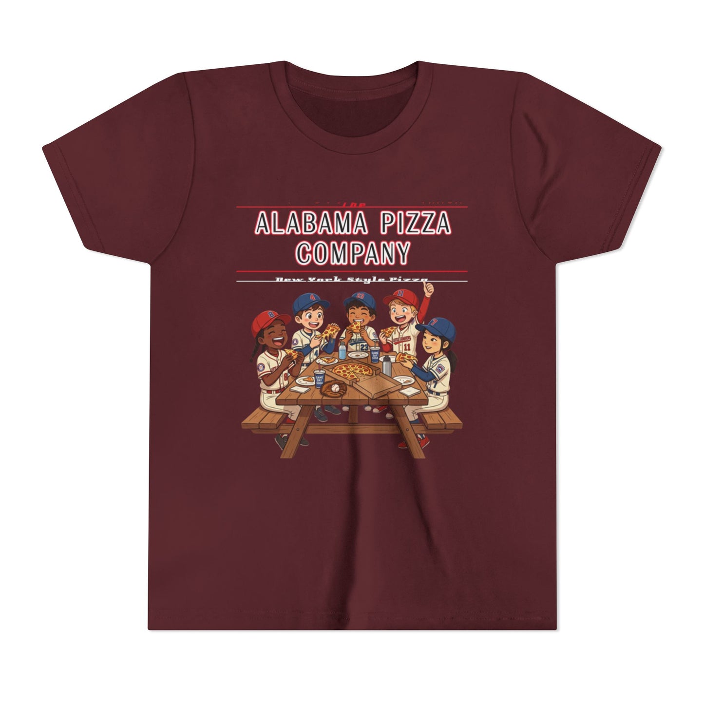 Youth Tee — Alabama Pizza Company Kids Pizza Party Shirt
