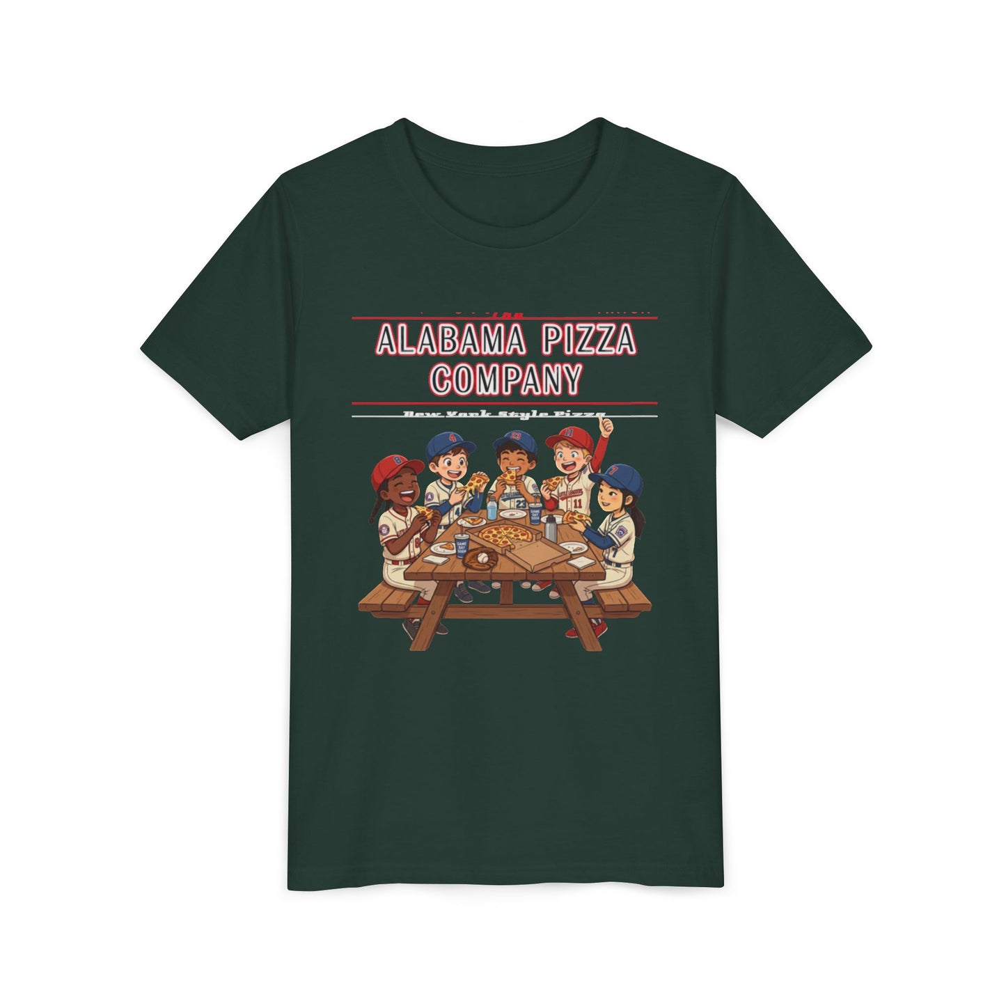 Youth Tee — Alabama Pizza Company Kids Pizza Party Shirt