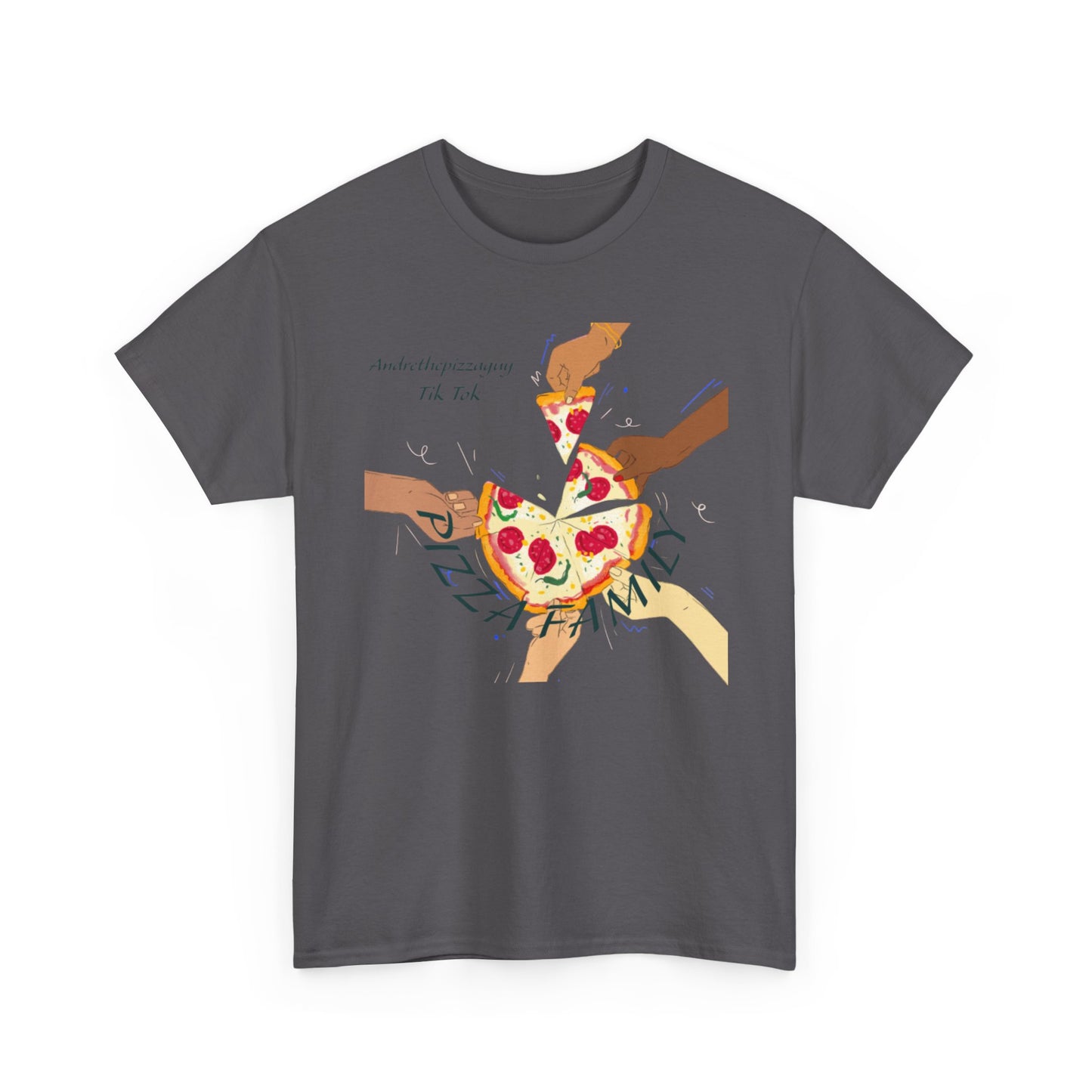 Pizza Family T-Shirt — Together Share Slice Graphic Tee