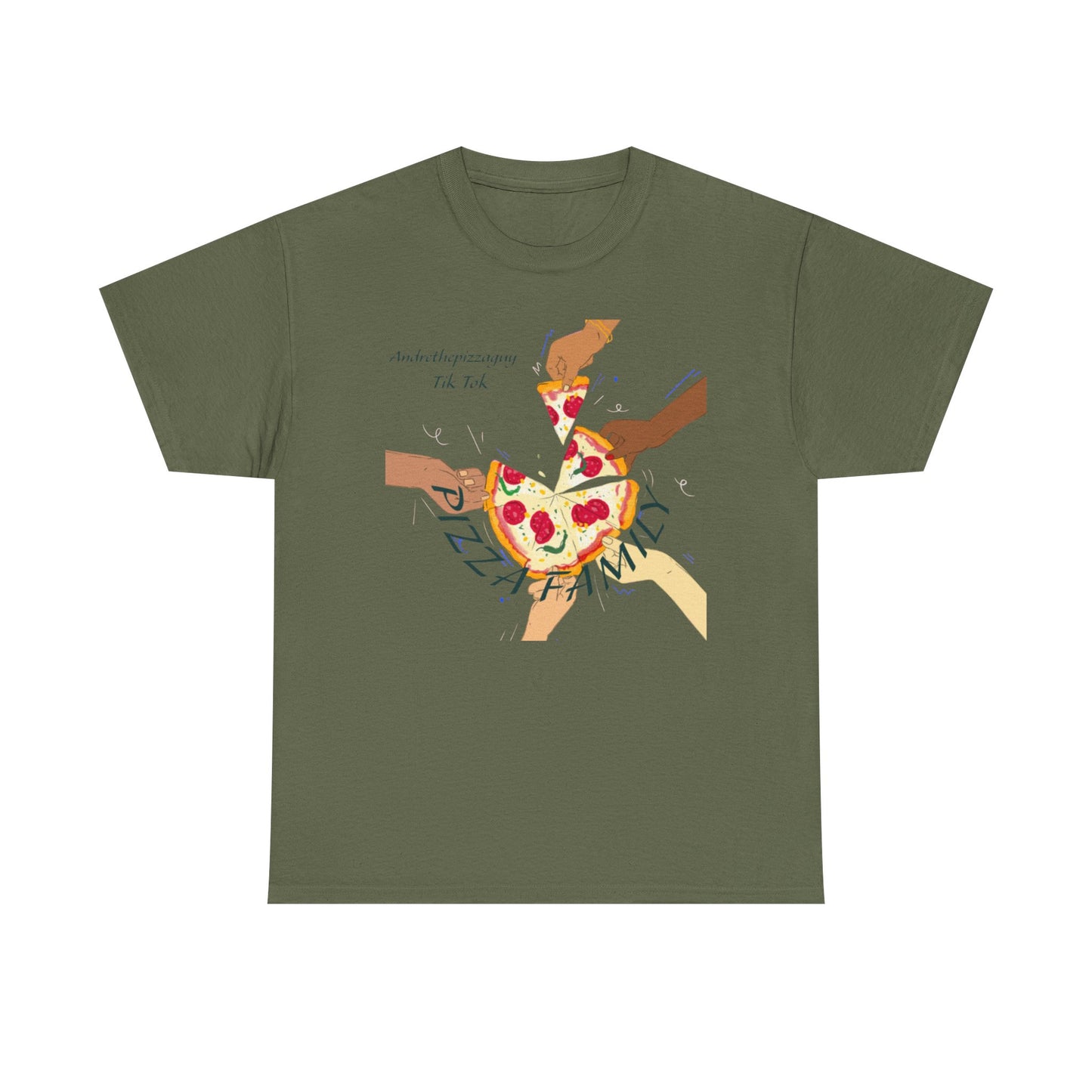 Pizza Family T-Shirt — Together Share Slice Graphic Tee
