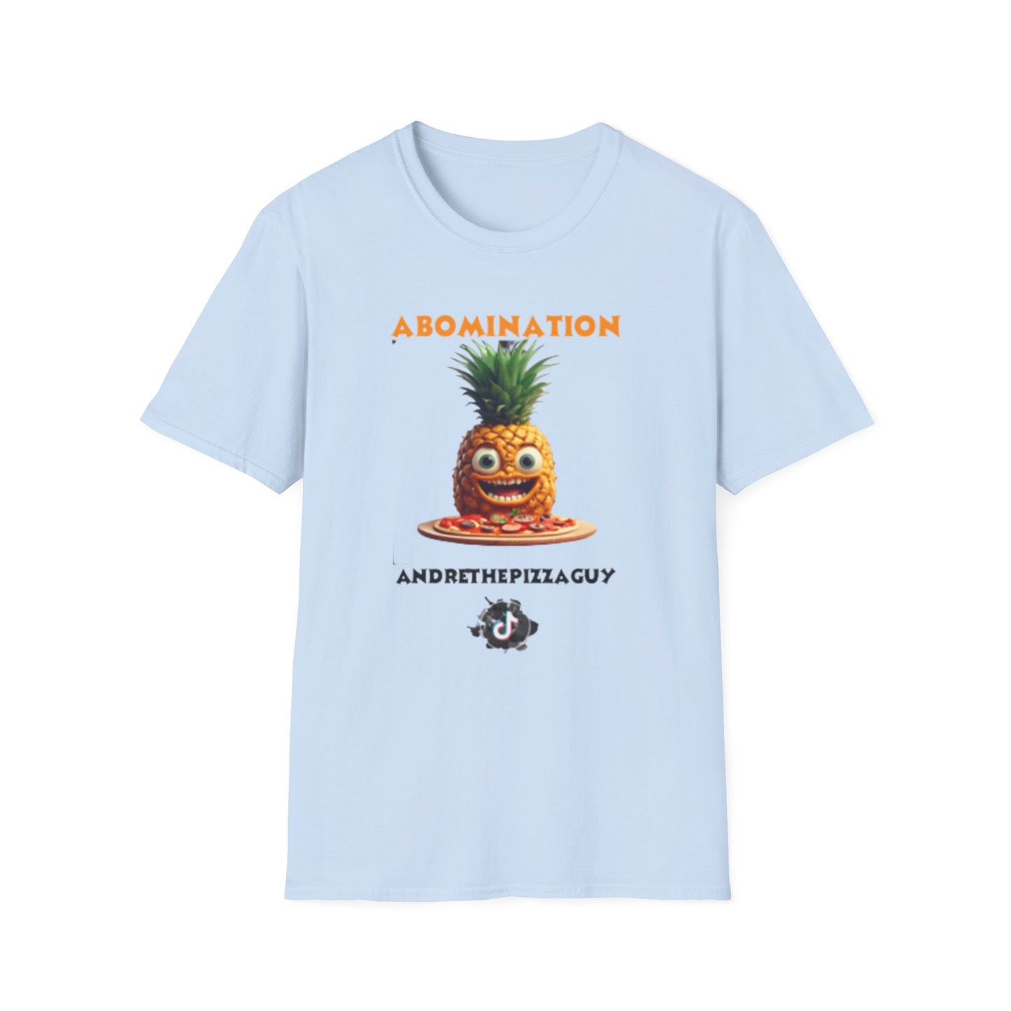 Abomination Pineapple Graphic T-Shirt — Funny Novelty Fruit Tee