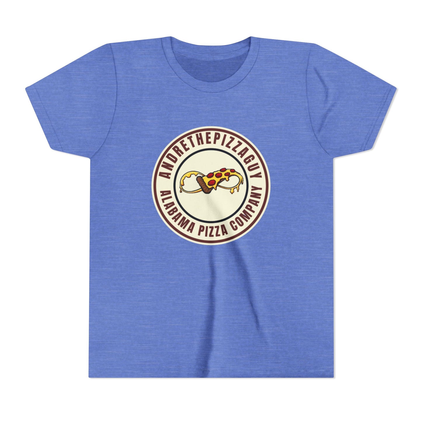 Youth T-Shirt — "AndreThePizzaGuy" Alabama Pizza Company Logo Tee