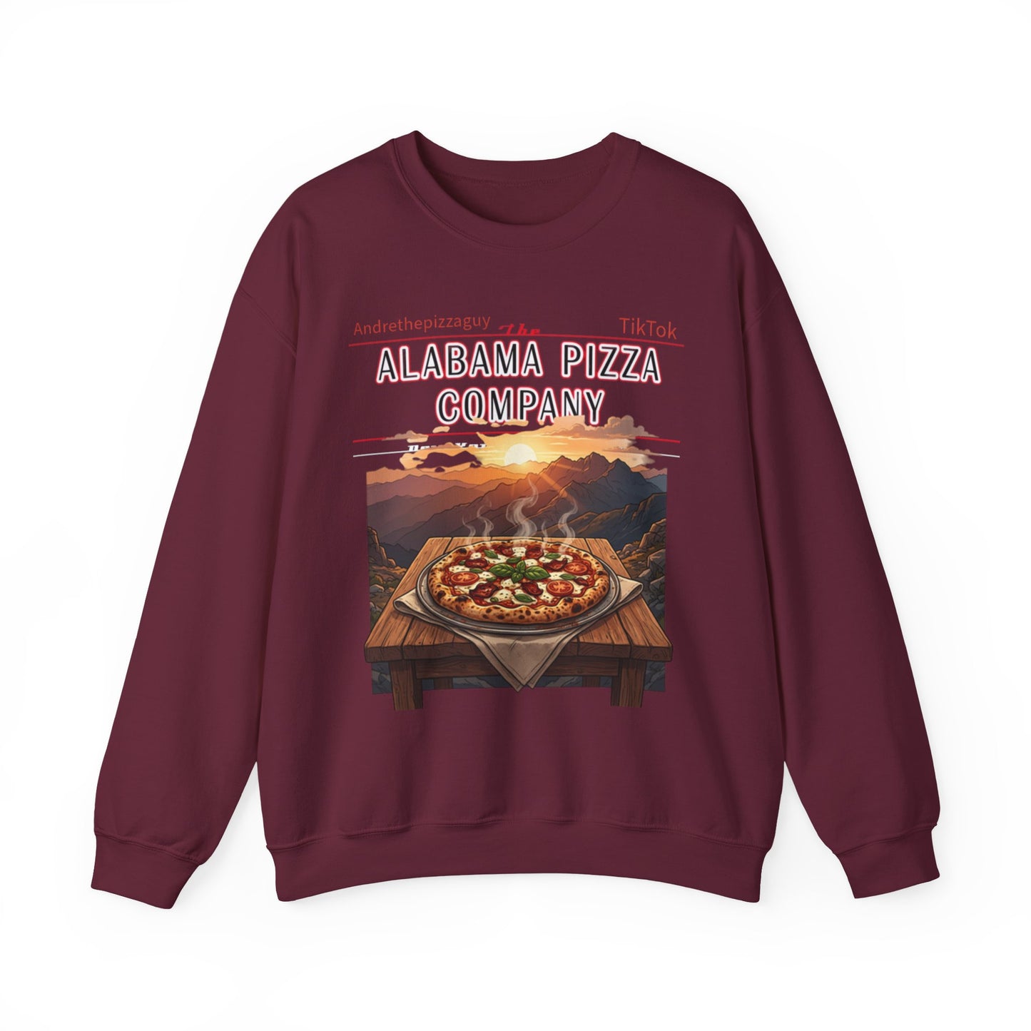Alabama Pizza Company Sweatshirt – Vintage Mountain Pizza Crewneck
