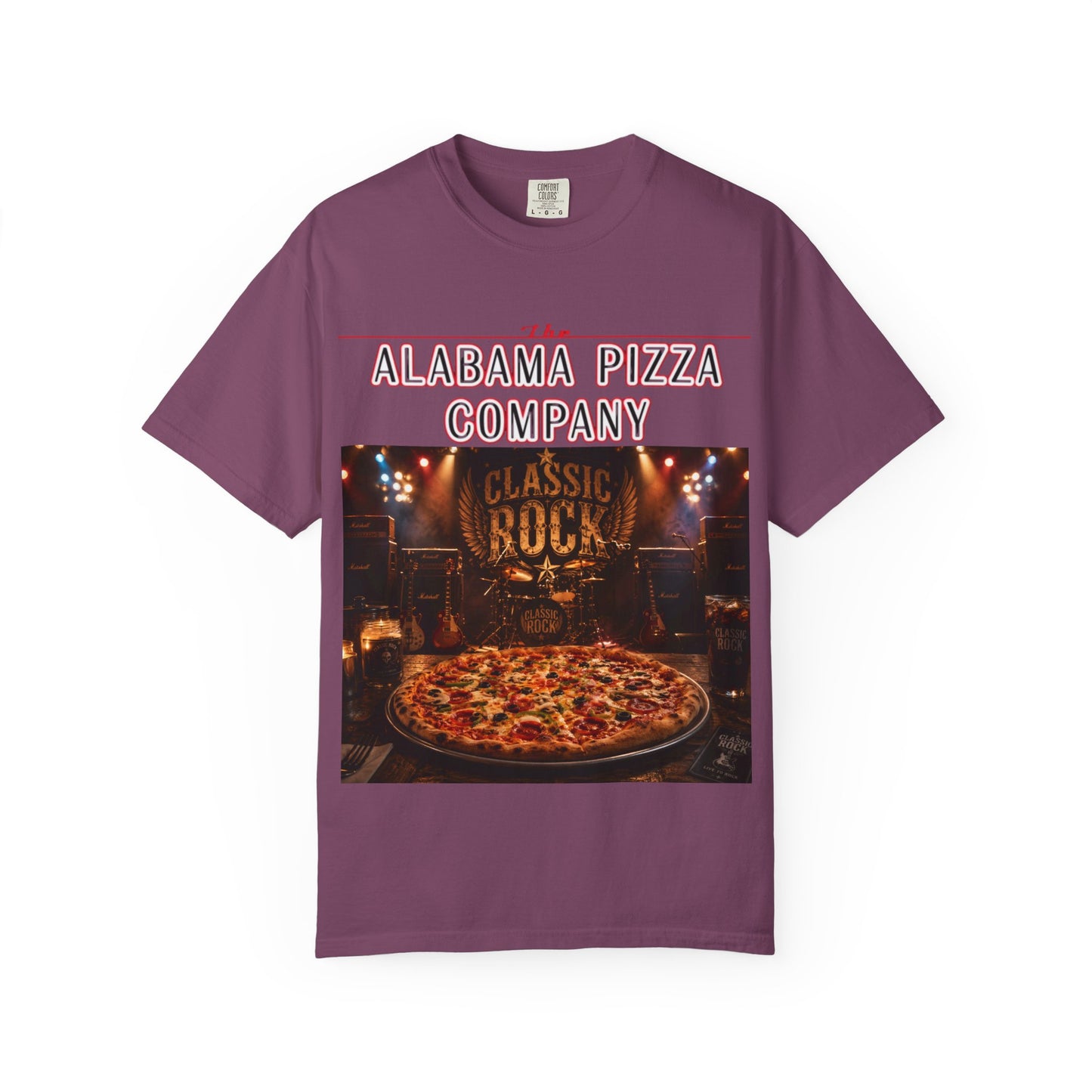 Pizza & Classic Rock T-Shirt — The Alabama Pizza Company Graphic Tee
