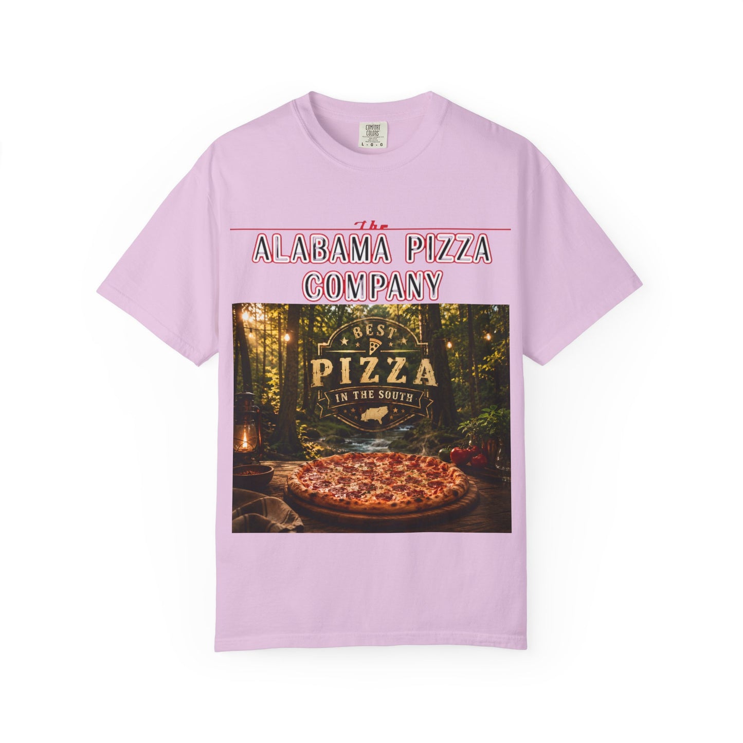 Alabama Pizza Company T-Shirt — Rustic Wood-Fired Pizza Graphic Tee