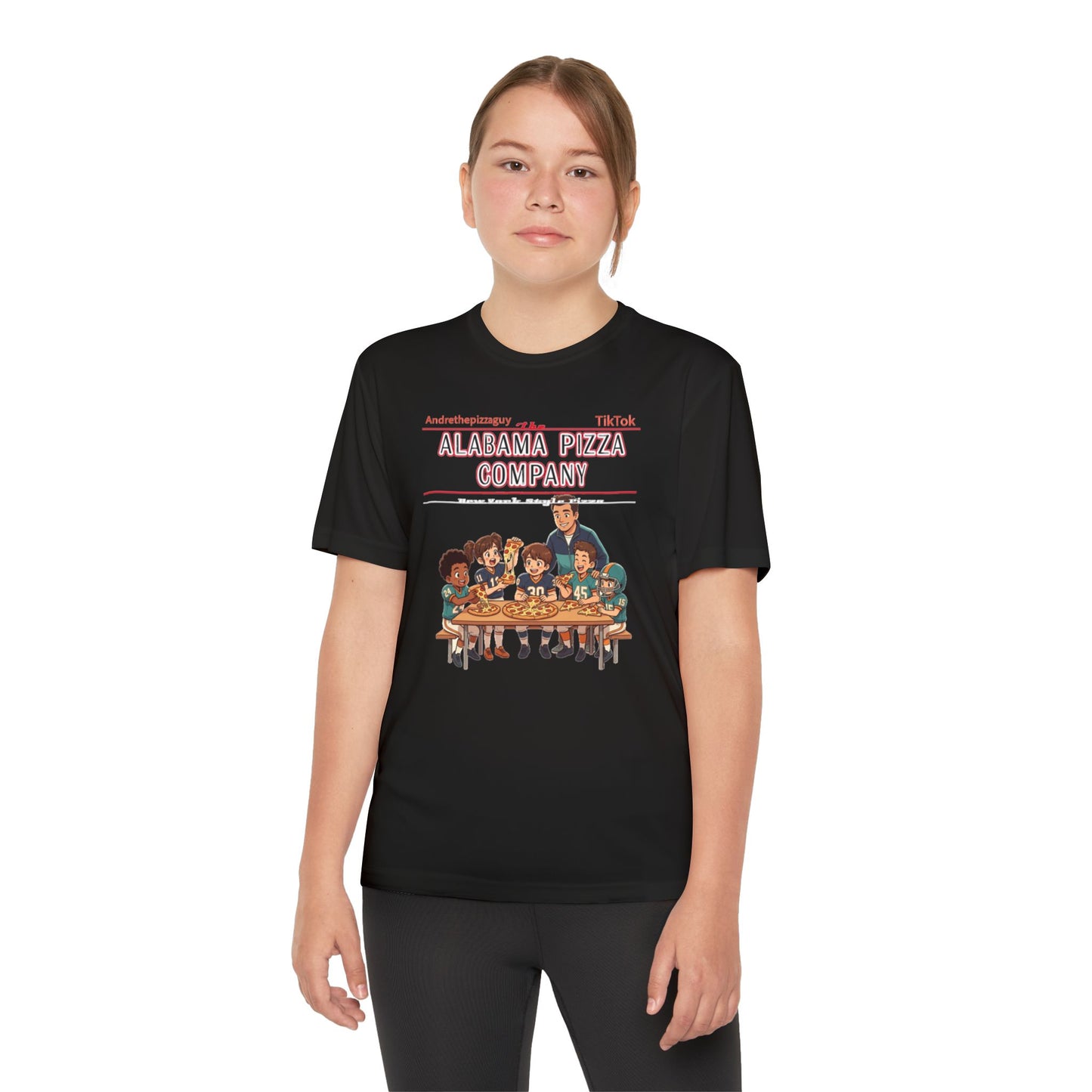 Alabama Pizza Company Kids Tee – Retro Pizza Night Graphic Youth T-Shirt