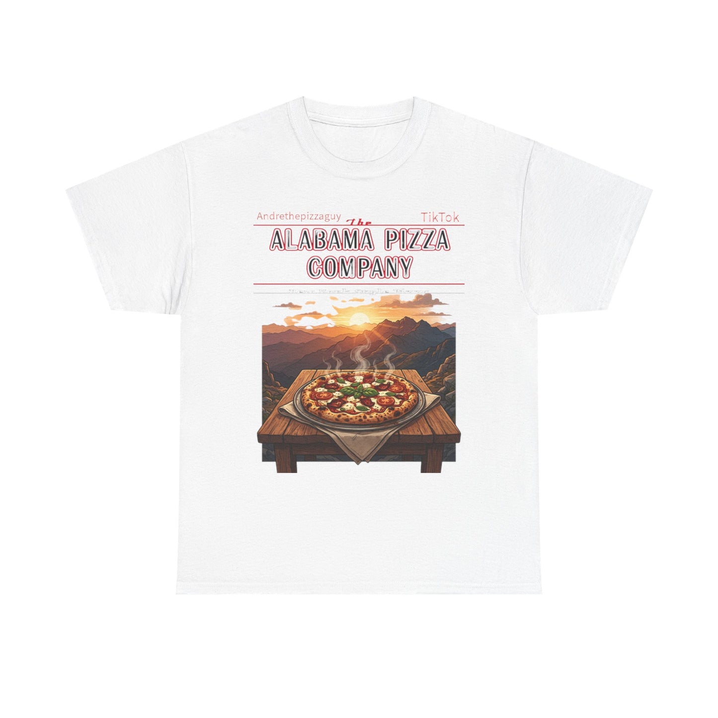 Alabama Pizza Company Tee – Scenic Mountain Pizza Graphic Shirt