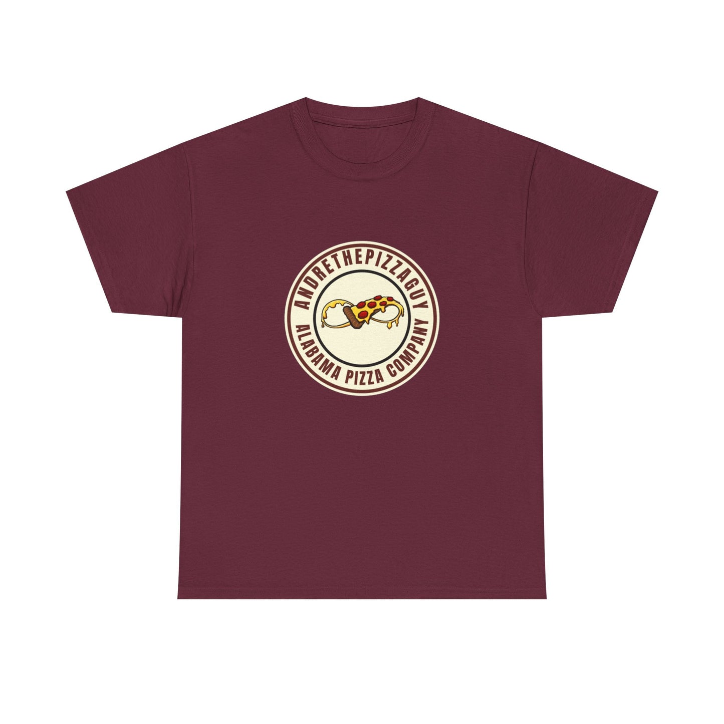 Pizza Company Logo Tee — Vintage Pepperoni Slice Graphic T-Shirt