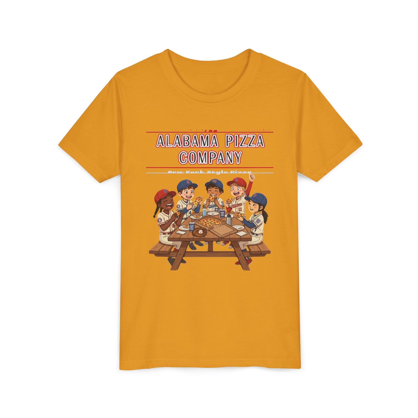 Youth Tee — Alabama Pizza Company Kids Pizza Party Shirt