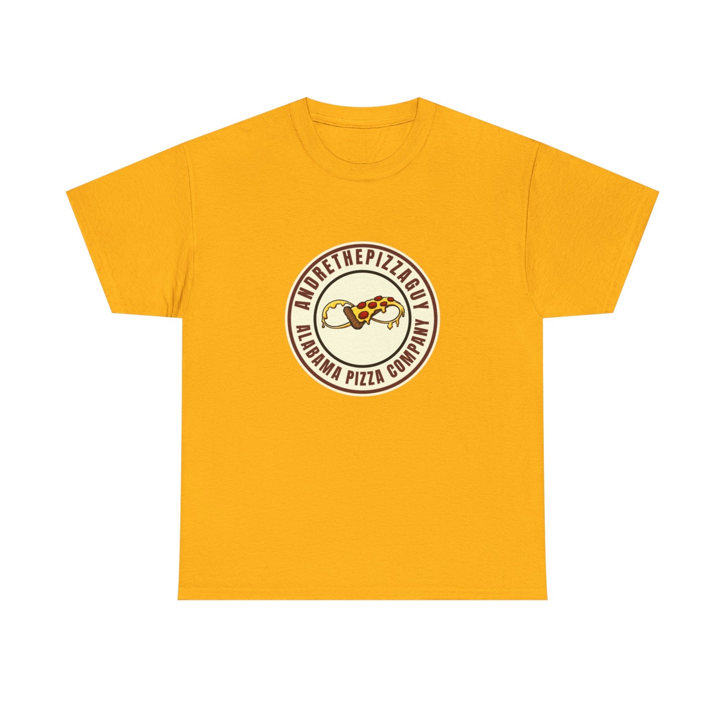 Pizza Company Logo Tee — Vintage Pepperoni Slice Graphic T-Shirt